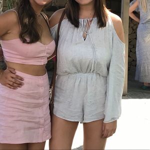 Planet Blue Flowy Romper